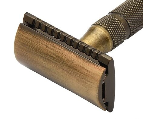 Бритва Т-подібна Pearl SSH-05 Antique Brass Closed Comb - Фото 4 Бритва Т-подібна Pearl SSH-05 Antique Brass Closed Comb - изображение 4