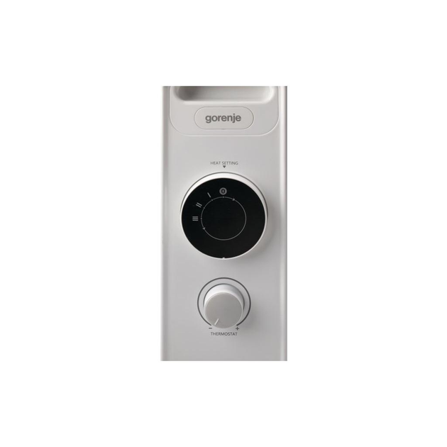 Обогреватель масляный Gorenje OR2000M, 15м2, 2000Вт, мех. упр-ние, 9 секций, белый - изображение 2