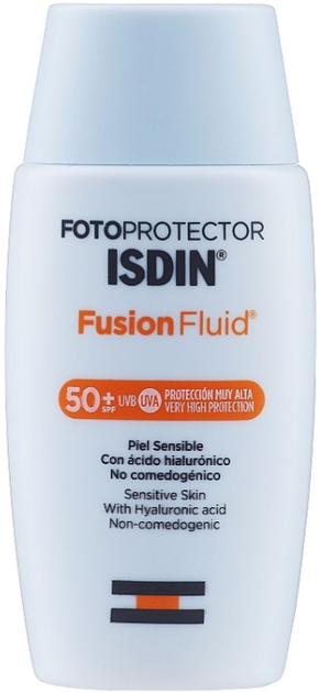 Сонцезахисний флюїд для обличчя Isdin Fotoprotector Fusion Fluid Spf50 50 мл (8470001525369) - зображення 1