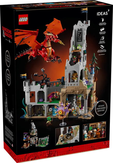 Конструктор LEGO Ideas: Dungeons & Dragons: Історія червоного дракона 3745 елементів (21348) - зображення 2