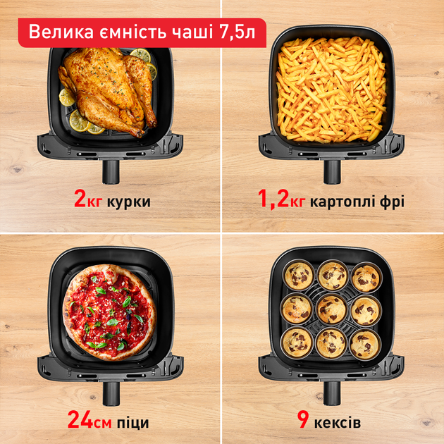 Мультипіч TEFAL Easy Fry Mega EY855D10 - зображення 4