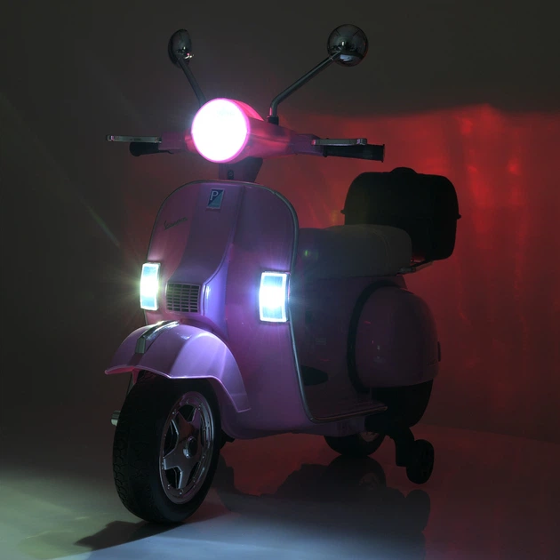 Дитячий електромотоцикл ретро скутер Bambi M 4939EL-8 VESPA PX 150