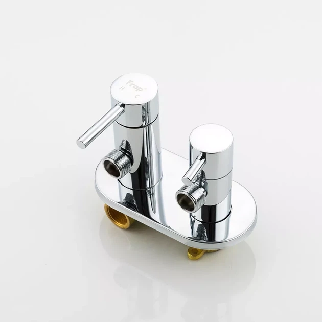 Гігієнічний душ Frap F7508 з приладовим краном 1/2", хром - зображення 3