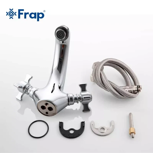 Смеситель для умывальника Frap F1024 хром - изображение 6