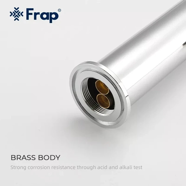 Смеситель для раковины высокий Frap F1071-2 хром - изображение 5