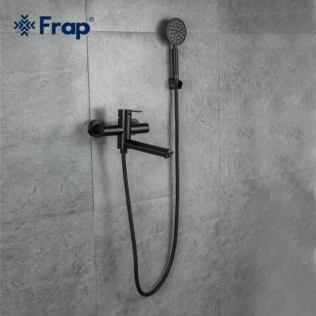 Змішувач для ванни Frap F32801-6, чорний - изображение 2