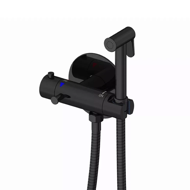 Гигиенический душ с термостатом GAPPO G7290-6 черный - Фото 1 Гигиенический душ с термостатом GAPPO G7290-6 черный - изображение 1