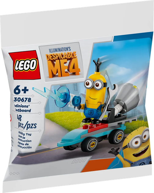 Zestaw klocków LEGO Minions: Odrzutowa deska minionków 48 elementów (30678) - obraz 1