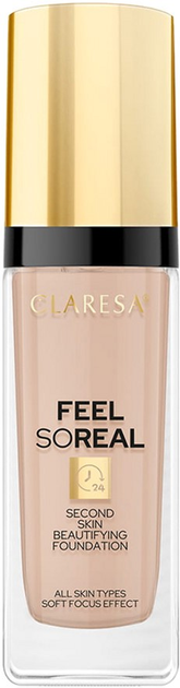 Podkład do twarzy Claresa Feel So Real 06 Tan 30 ml (5903819812572) - obraz 1