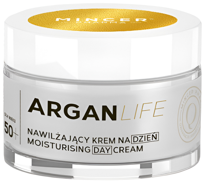 Крем для обличчя Mincer Pharma ArganLife 50+ 801 денний 50 мл (5905279887473) - зображення 1