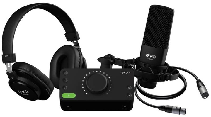 Interfejs audio Audient EVO Start Recording Bundle Black (41000035) - obraz 1