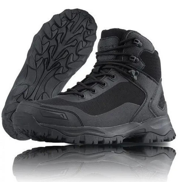 Тактичні черевики Mil-Tec Tactical Boots Lightweight Чорні 12816002 розмір 45 - зображення 1