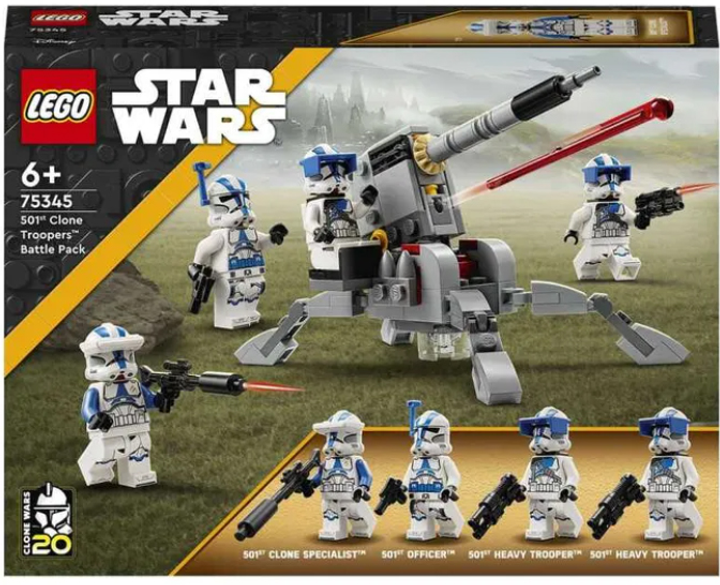 Zestaw klocków LEGO Star Wars 119 elementów (75345) (955555904045307) - Outlet - obraz 1