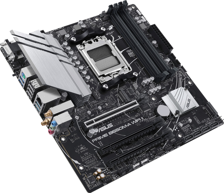 Материнская плата Asus PRIME B650M-A WIFI II (sAM5, AMD B650, PCI-Ex16) - изображение 3