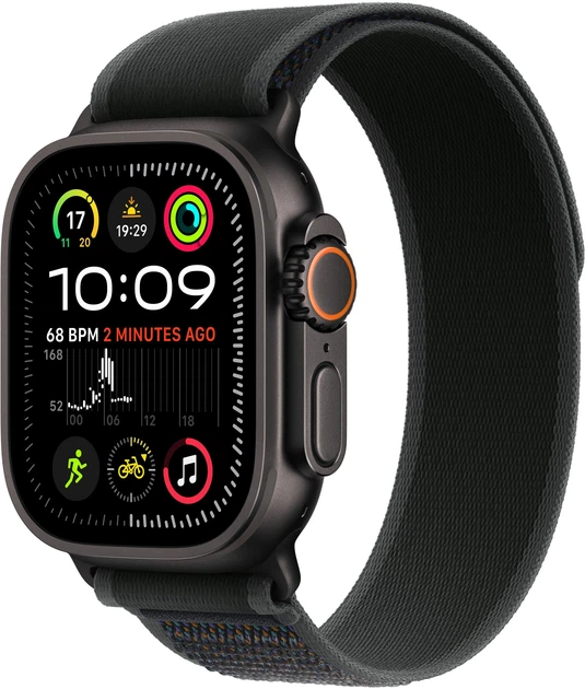 Ремінець Apple TrailLoop Black Titanium Finish для Apple Watch 49mm Black S/M (APL_MYQ53) - зображення 2