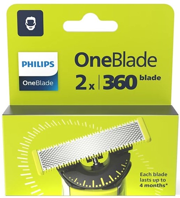 Змінні леза Philips OneBlade QP420/60 2 шт (8720689023504) - зображення 2