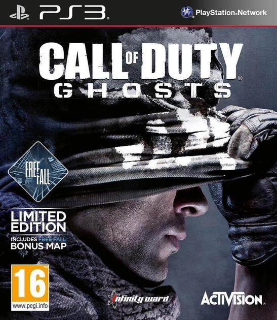 Гра PS3 Call of Duty: Ghosts Free Fall Limited Edition (Blu-ray диск) (5030917129179) - зображення 1