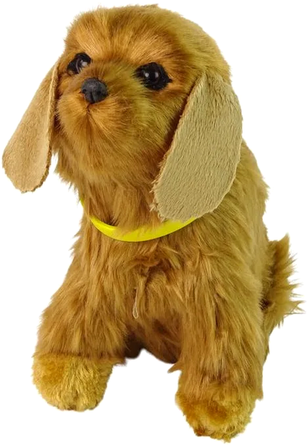 Maskotka Leantoys Pies Cocker Spaniel Brązowy 19 cm (5905214977382) - obraz 1