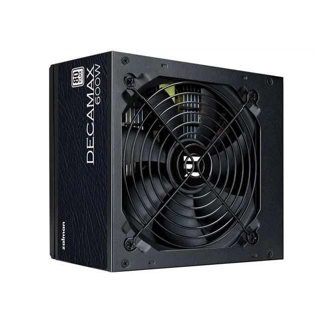 Блок живлення Zalman Decamax (600W) 85%, 80 Plus, 120мм, 1xMB 24pin(20+4), 1xCPU 8pin(4+4), 3xMolex, 6xSATA, 2xPCIe 8pin(6+2) (ZM600-LX3) - изображение 2