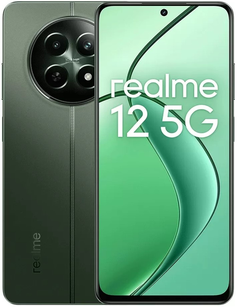 Smartfon Realme 12 5G 8/256GB Woodland Green (6941764428171) - obraz 1