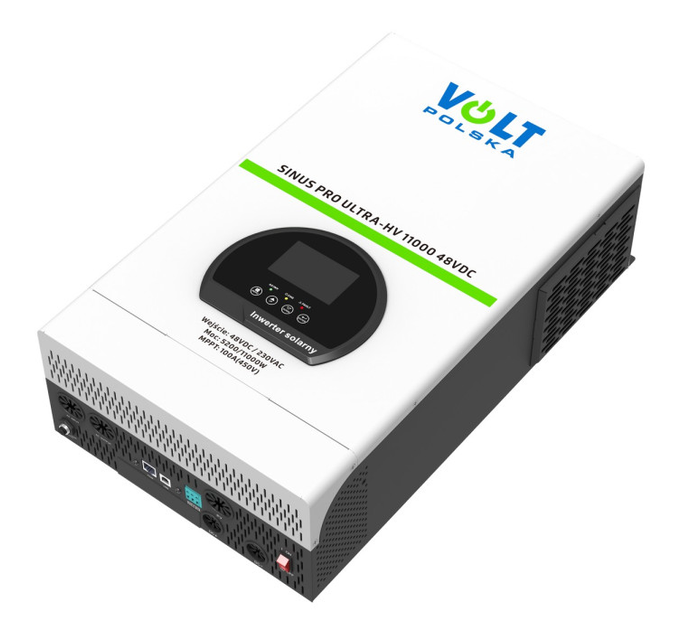 Солнечный инвертор Volt Polska ULTRA-HV 11000 48/230V (5200/11000W) + 100A MPPT (450V) (3SSHV50048) - Фото 6 Солнечный инвертор Volt Polska ULTRA-HV 11000 48/230V (5200/11000W) + 100A MPPT (450V) (3SSHV50048) - зображення 6
