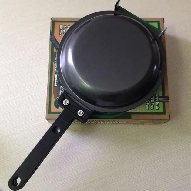 Двухсторонняя сковорода для приготовления блинов и панкейков Pancake Maker - изображение 3
