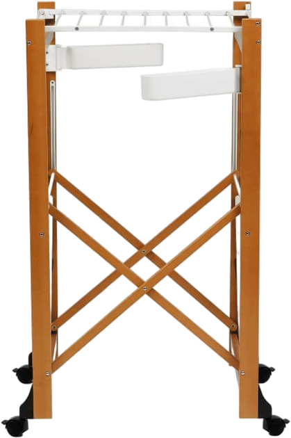 Suszarka na pranie Arredamenti Gabbiano na kółkach brązowa 175 x 67 cm (8023856600127) - obraz 3