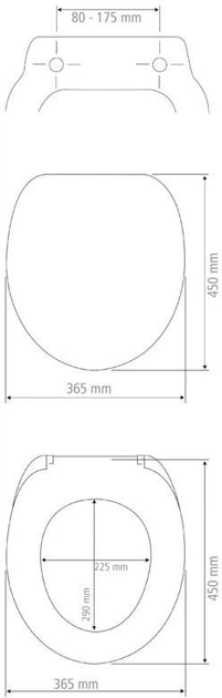 Сидіння для унітазу Wenko Terrazzo Термопласт Різнокольорове (4008838303771) - зображення 4