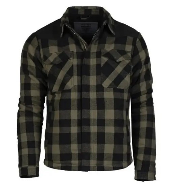 Куртка Mil-Tec Lumber Jacket Black/OD Green размер XL - изображение 1