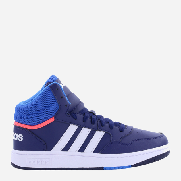 Підліткові кеди для хлопчика adidas Hoops 3.0 Mid K GW0400 36.5 Сині (4065418343879) - зображення 1