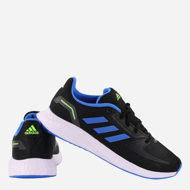 Buty sportowe chłopięce adidas Runfalcon 2.0 K GX3533 36.5 Czarne z niebieskim (4065419315110) - obraz 3