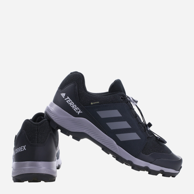 Підліткові трекінгові кросівки для хлопчика Adidas Terrex GTX K FU7268 37.5 Чорні (4062058274044) - зображення 3
