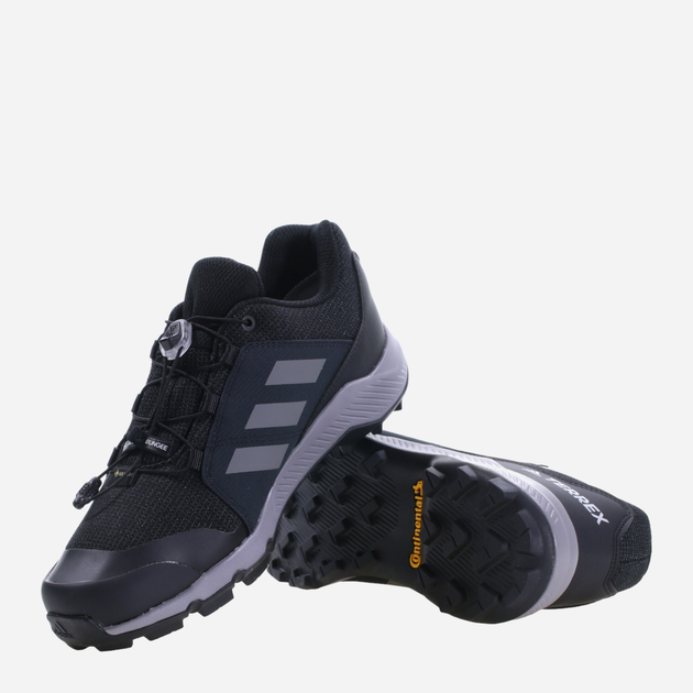 Підліткові трекінгові кросівки для хлопчика Adidas Terrex GTX K FU7268 38.5 Чорні (4062058274143) - зображення 4