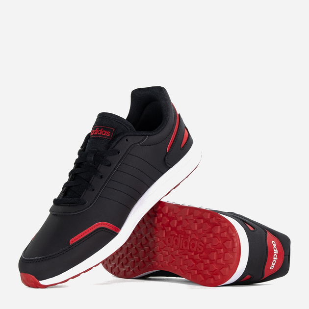 Підліткові кросівки для хлопчика adidas VS Switch 3 K FW3962 38 Чорні з білим і червоним (4062059231411) - зображення 4
