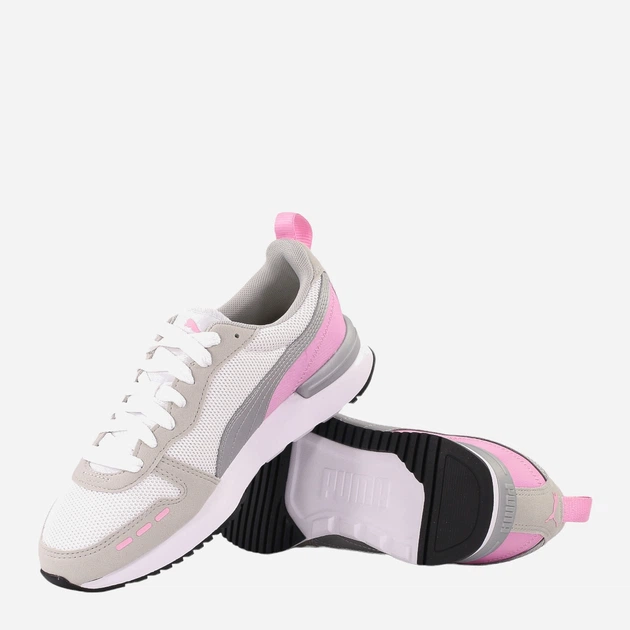 Buty sportowe młodzieżowe dla dziewczynki Puma R78 373616-26 36 Białe z wielokolorowym (4064535915297) - obraz 4