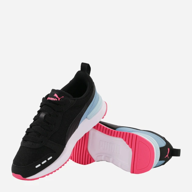 Buty sportowe młodzieżowe dla dziewczynki Puma R78 373616-32 36 Czarne z wielokolorowym (4065449637497) - obraz 4