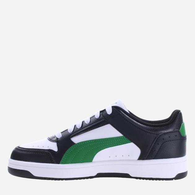 Підліткові кеди для хлопчика Puma Rebound JOY Lo Jr 381984-13 35.5 Білі/Зелені (4065452844530) - зображення 2