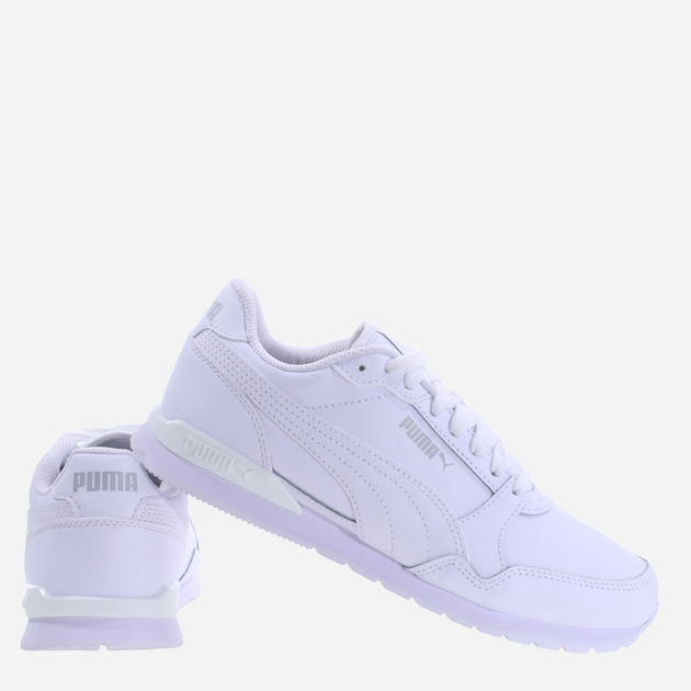 Buty sportowe młodzieżowe dla dziewczynki Puma ST Runner v3 L Jr 384904-02 35.5 Białe (4064536370972) - obraz 3