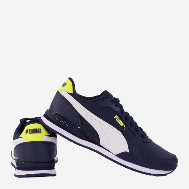 Підліткові кросівки для дівчинки Puma ST Runner v3 NL 384901-02 37.5 Темно-сині (4064536370743) - зображення 3