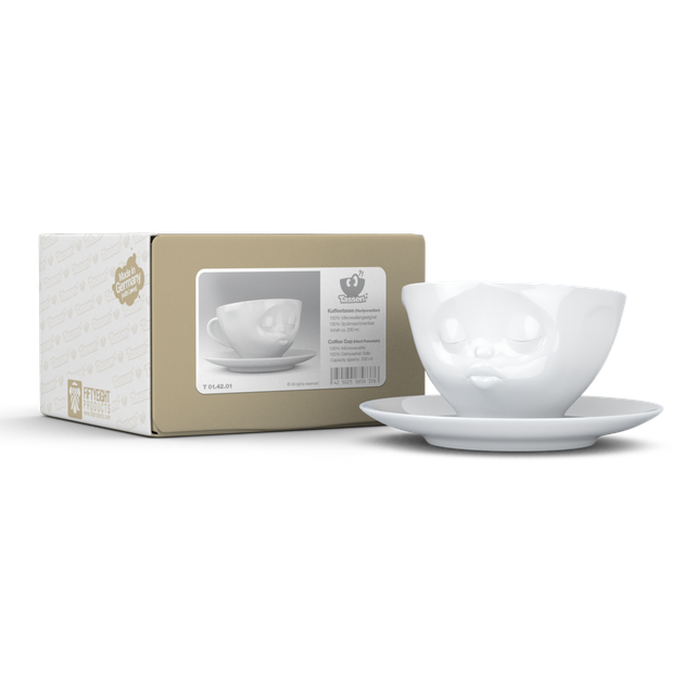 Чашка порцелянова з блюдцем 58products Tassen Kissing 200 мл Tass14201/TA - Фото 6 Чашка порцелянова з блюдцем 58products Tassen Kissing 200 мл Tass14201/TA - зображення 6