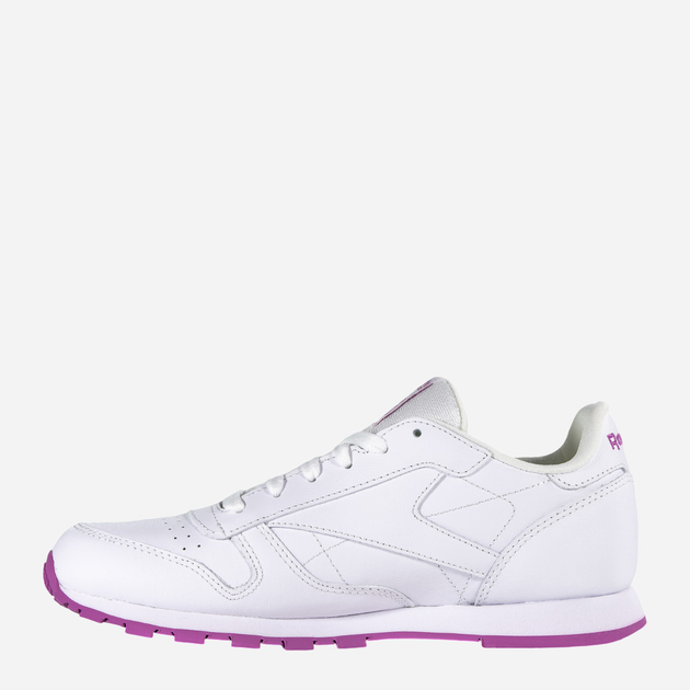 Підліткові кросівки для дівчинки Reebok Classic Leather BS8044 36 Білі (4058031676516) - зображення 2