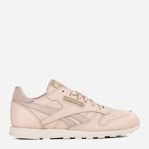 Підліткові кросівки для дівчинки Reebok Classic Leather DV9630 35 Рожеві (4061624698901) - зображення 1