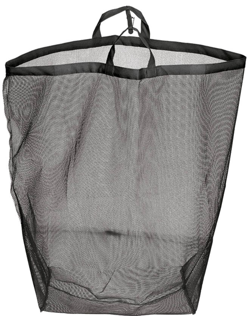 Kosz na pranie Zeller z torbą 44 x 33 x 70 cm Czarny (4003368142975) - obraz 3