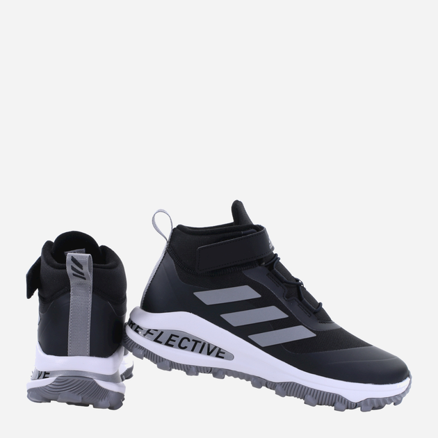 Підліткові черевики для хлопчика adidas FortaRun Atr El K GZ1804 38.5 Чорні (4065427568294) - зображення 4