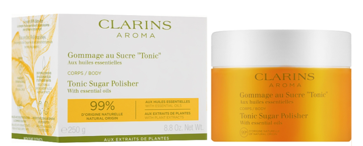 Peeling do ciała Clarins Aroma Body Tonic Sugar Polisher 250 g (3666057031380) - obraz 1