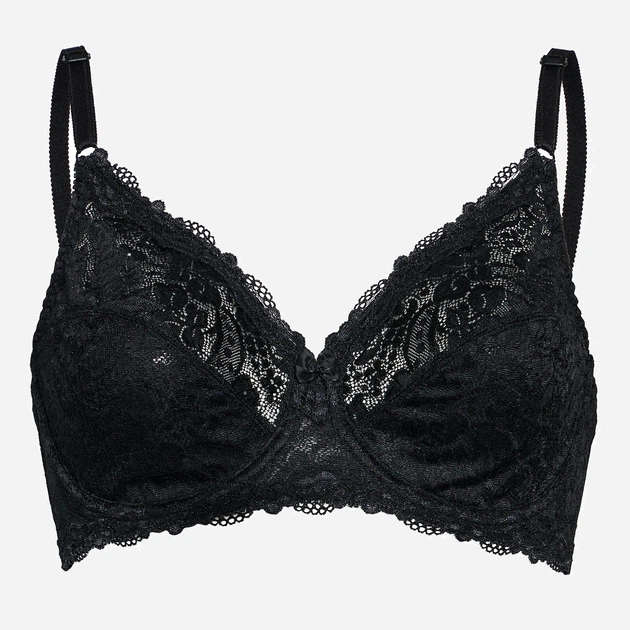 Biustonosz damski z fiszbinami z koronką Triumph 10166802 70E Czarny (7613112817836) - obraz 3