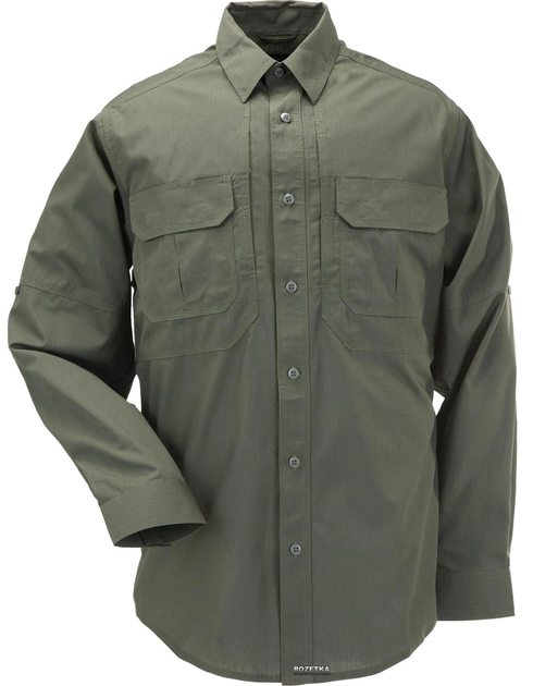 Сорочка тактична 5.11 Tactical Taclite Pro Long Sleeve Shirt 72175 S TDU Green (2000000111933) - зображення 1