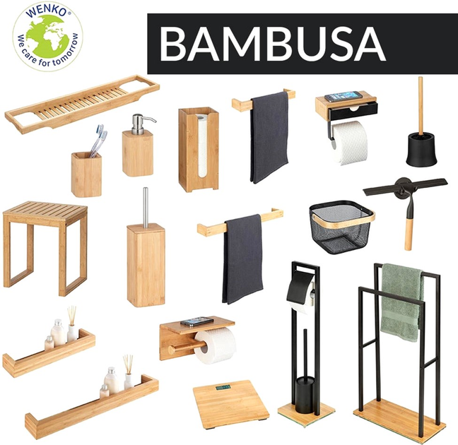 Szczotka do WC Wenko bambusowa (4008838320099) - obraz 4