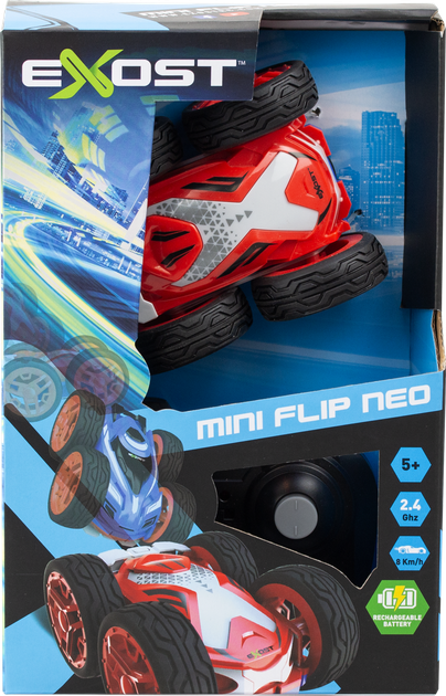 Машина Silverlit Exost Mini Flip Neo 1:34 на радіокеруванні 2.4 ГГц Червона (4891813202905) - зображення 8