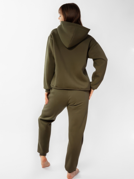 Komplet dresowy damski (bluza z kapturem + spodnie) DKaren Randi XL Khaki (5903251482777) - obraz 2